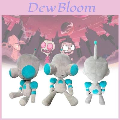 Invader Zim Plush Doll Soft Alien Toy For Fans Of Enter The Florpus 30cm Gray