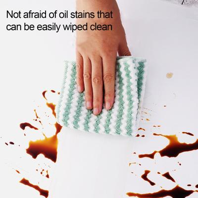 5Pcs Kitchen Cleaning Dish Cloth Superfine Fiber Rag Strong Water Absorption Powerful Decontamination Quick Drying Dish Cloth