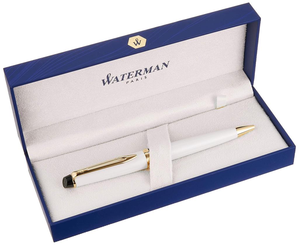 Waterman Expert Essential Ivory GT Ballpoint Fine Gift Officially Product Number 2093769 Pen, Nib, Oil-Based, Boxed, Imported,