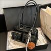 2026 Chic Mini Crossbody Bag Soft PU Pillow-Shape Shoulder With Multi-Pockets Stitch Detail