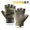 Winter Thermal Tactical Gloves Men Soft Shell Fleece Lined Full Finger Touchscreen Outdoor Cycling Cold Weather Protection