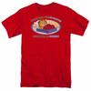 26 Garfield Pop Out Of Bed T Shirt Mens Licensed Cat Jim David Comics Tee Red Unisex T-Shirt
