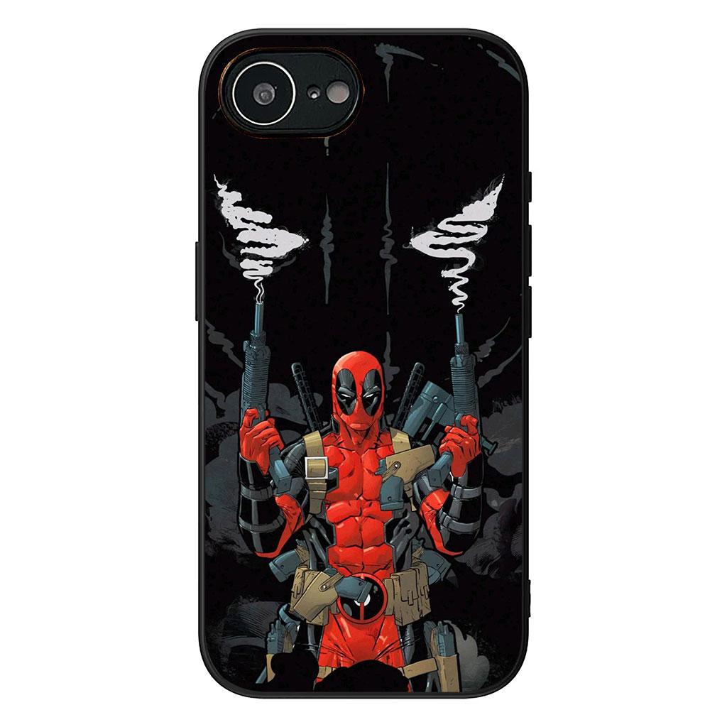 

Чехол для телефона Deadpool Marvel для Apple iPhone 16 15 14 11 Pro Max 7 8 Plus SE2 SE3 SE 2022 2020 iPhone 11