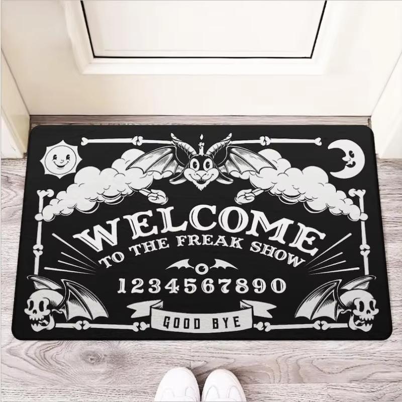 Halloween Gothic Witch Divination Entrance Doormat Welcome Indoor Carpet for Bedroom Living Room Hallway Home Decor Rugs