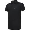 2023 Summer New Casual Literary Fashion Knitted Short Sleeve Polo Shirt Men Polo Shirts Black A11M335103FBK