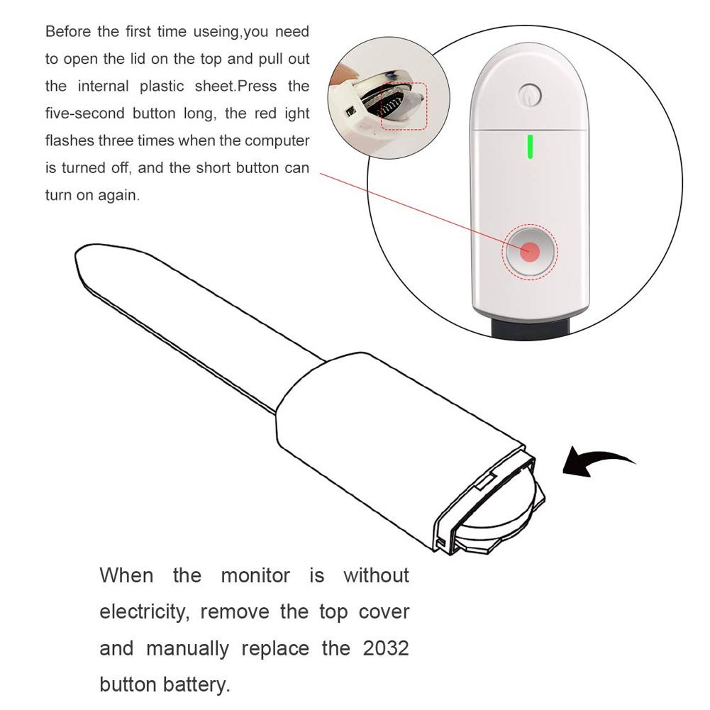 Waterproof Soil Water Monitor Soil Moisture Meter Test Kit Hygrometer Led Lights Instant Detection for Indoor Plants Garden Tool