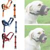 Mouth Muzzles Dog Anti Bark Collar Breathable Training Set Strips Reflective