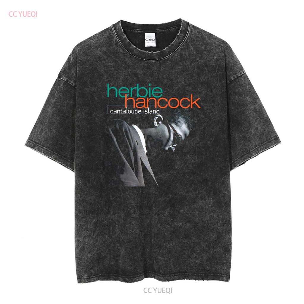 Cantaloupe Island Remastered Herbie Hancock Tričko Freddie Hubbard Ron Carter vintage Vypraná Lehce designové oblečení pánské