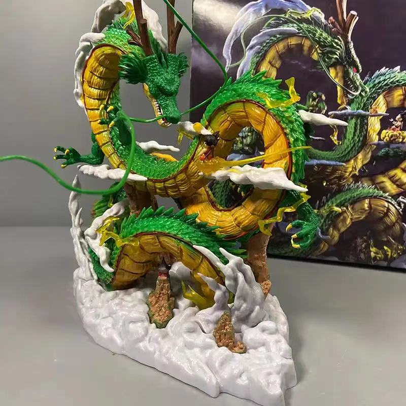 Anime Dragon Ball Z Figure Shenron With Kid Goku Figurine PVC Action Figures Shenlong Collectible Model Statue Toys Gift