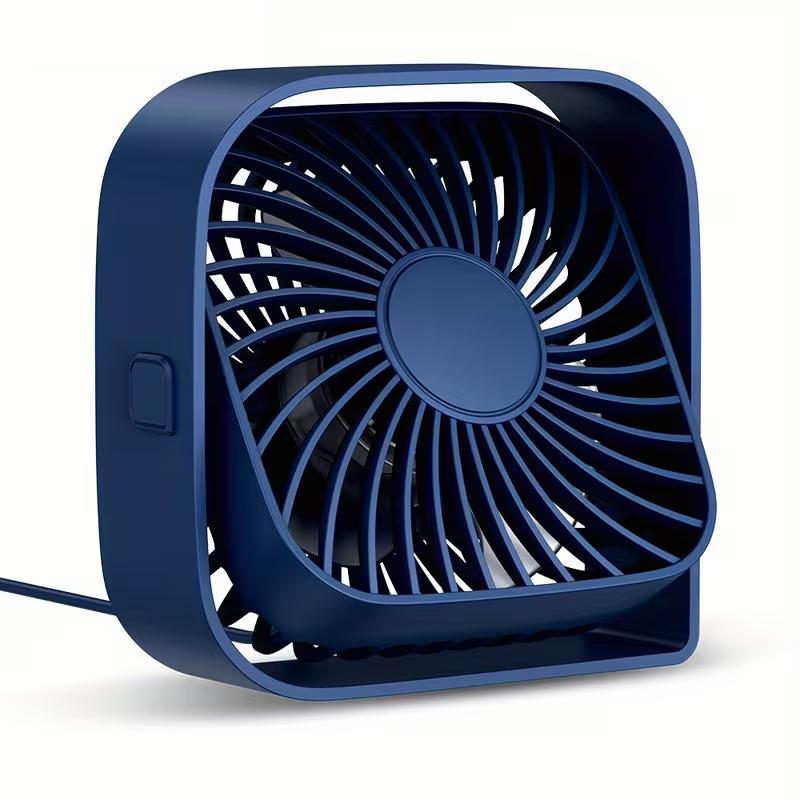 Portable USB Desk Fan 360° Adjustable 3 Speed Quiet Mini Desktop Cooling Fan