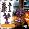 European And American Dragon Statue Candlestick Resin Craft Decorative Ornaments Halloween Desktop Decoration