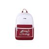 Large Capacity Simple Fashion Color Block Polyester Backpack Unisex Backpack White Red Sunshine YBSU167-10A1