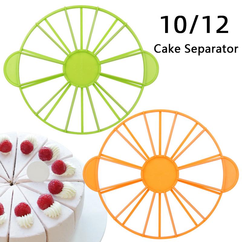 10/12 Slices Cake Equal Portion Cutter Round Bread Cake Mousse Divider Slice