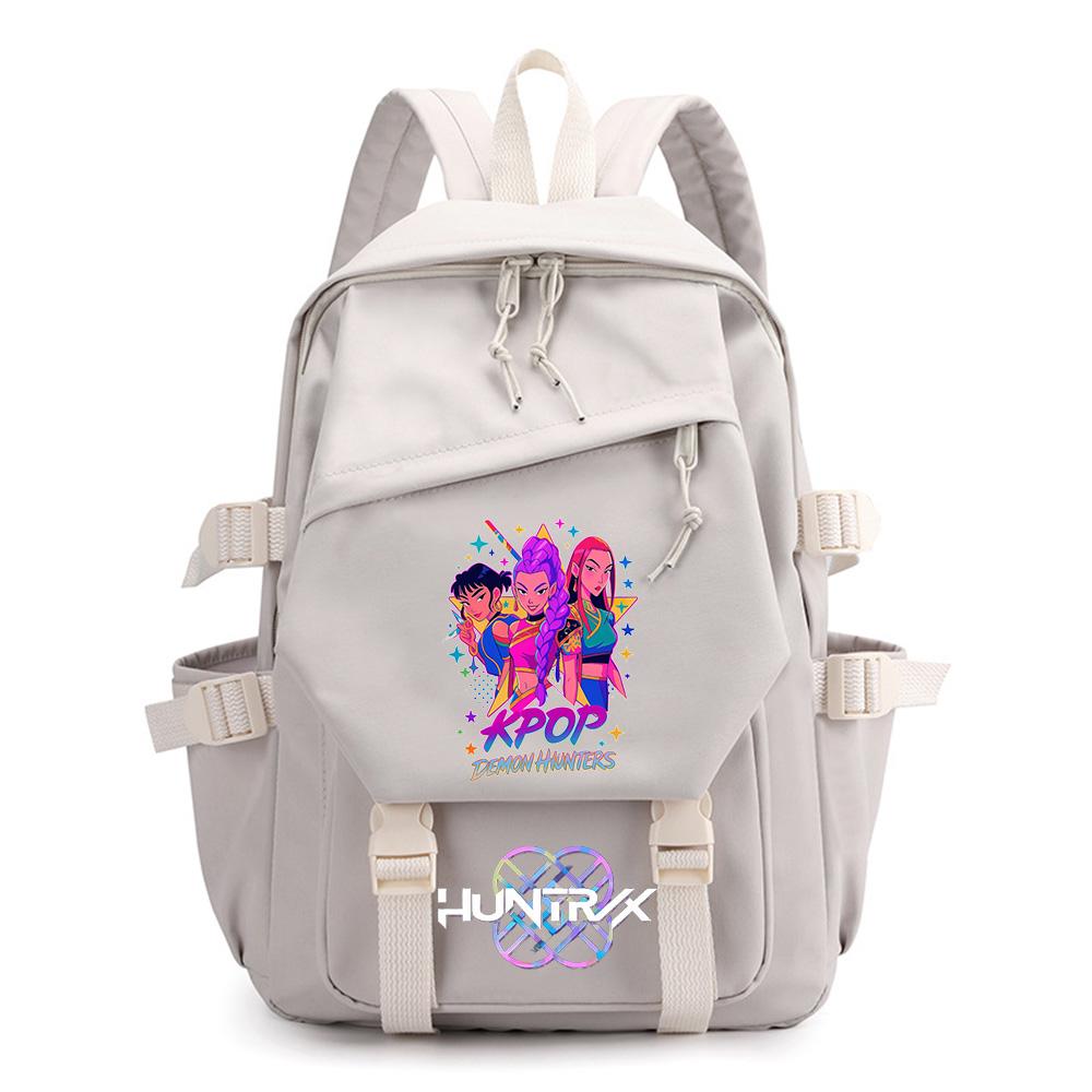 Cartoon Kpop Dämonenjäger Bedruckter Rucksack für Teenager Jungen Mädchen Schultasche Kinder Schüler Wasserdichter Buchrucksack Frauen Wasserdichte Reisetasche Kindergeschenk