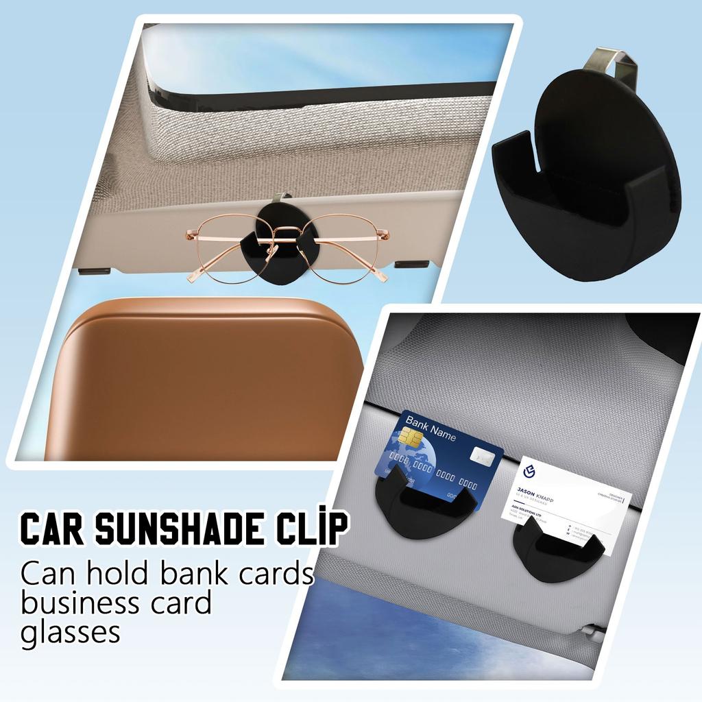 Car Sunshade Clip Multifunctional Card Storage, Stable And Not Shaking Car Assistant