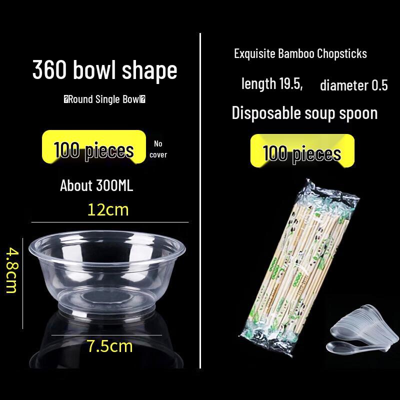 FATTBAO Disposable Picnic & Camping Tableware Sets