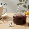 Long Handle Mixing Spoons Stainless Steel Spoon, Polished Metal Stirring Dishwasher Safe Tall Glass Bar Spoon for Cocktails And Coffee Durable