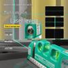 High-Precision Green Light Laser Level with Infrared Line Marker & Multifunctional Tape Measure