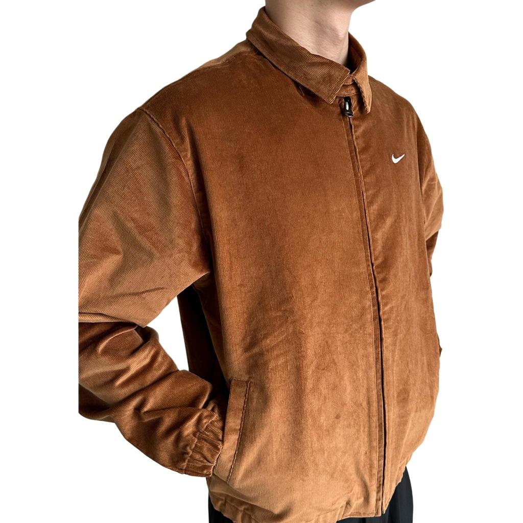 Nike Life Harrington Cordjacke 'Braun' DX9071-270