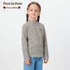 PawinPaw Kids' Cartoon Bear Mock Neck T-Shirt
