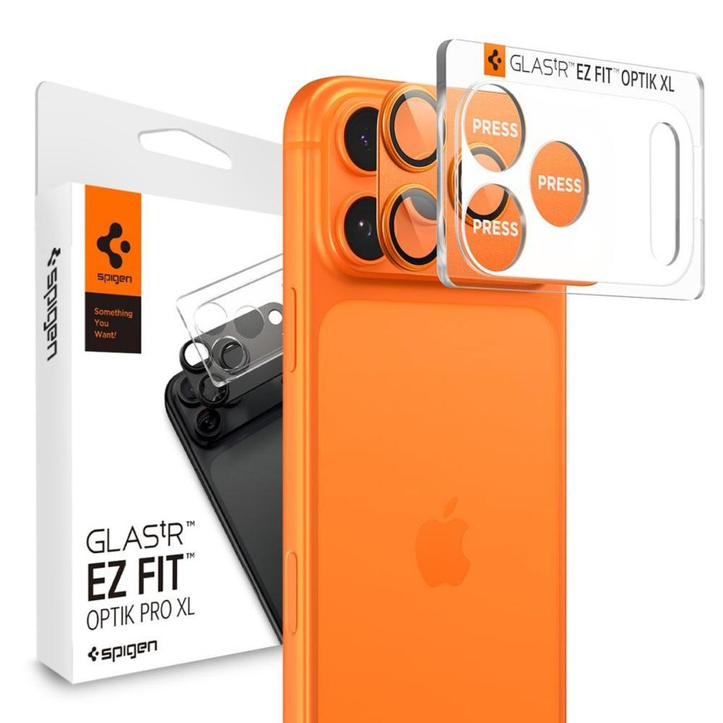 Szkło Na Obiektyw Do Iphone 17 Pro Max Optik Pro Xl - Pomarańczowe