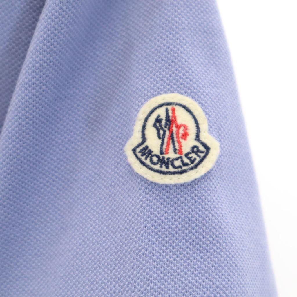 Moncler Short Sleeve Polo Shirt S Purple Men's Used