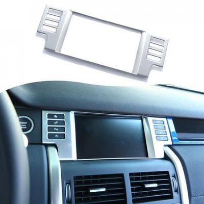 Silver Center GPS Navigation Cover Trim For Land Rover Discovery Sport 15-19