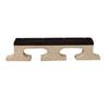 Remplacement de chevalet de banjo 4/5/6 cordes Chevalet de banjo standard en bois à 3 pieds Offre une acoustique et des performances améliorées