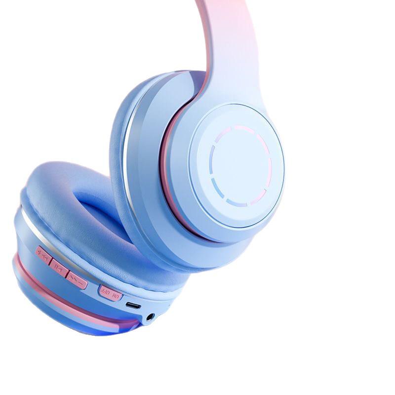 Wireless Over-Ear Bluetooth Headphones with Large Earcups, Noise-Canceling for Music, Sports, and Laptop Use