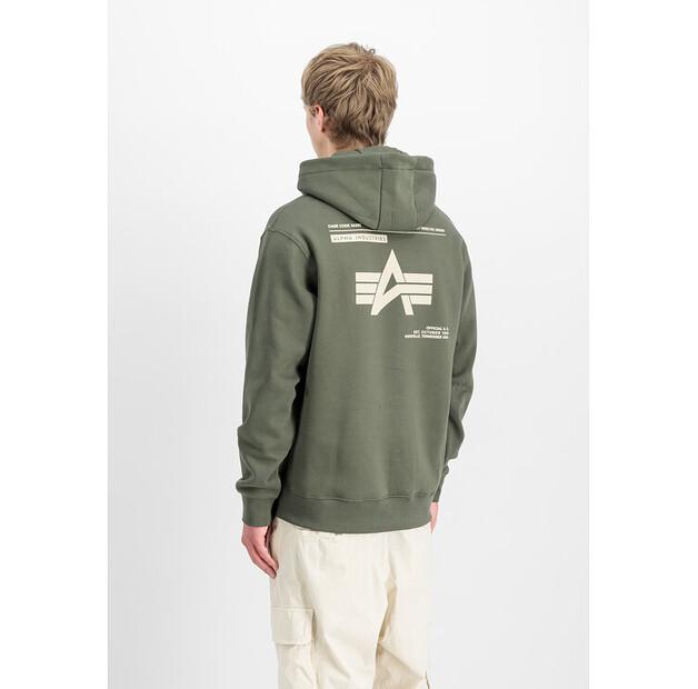 Худи Alpha Industries Label Backprint Hoodie