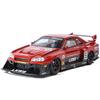 Alloy Gtr34 Car Model With Lights Sound Steering For Kids Toy Collection