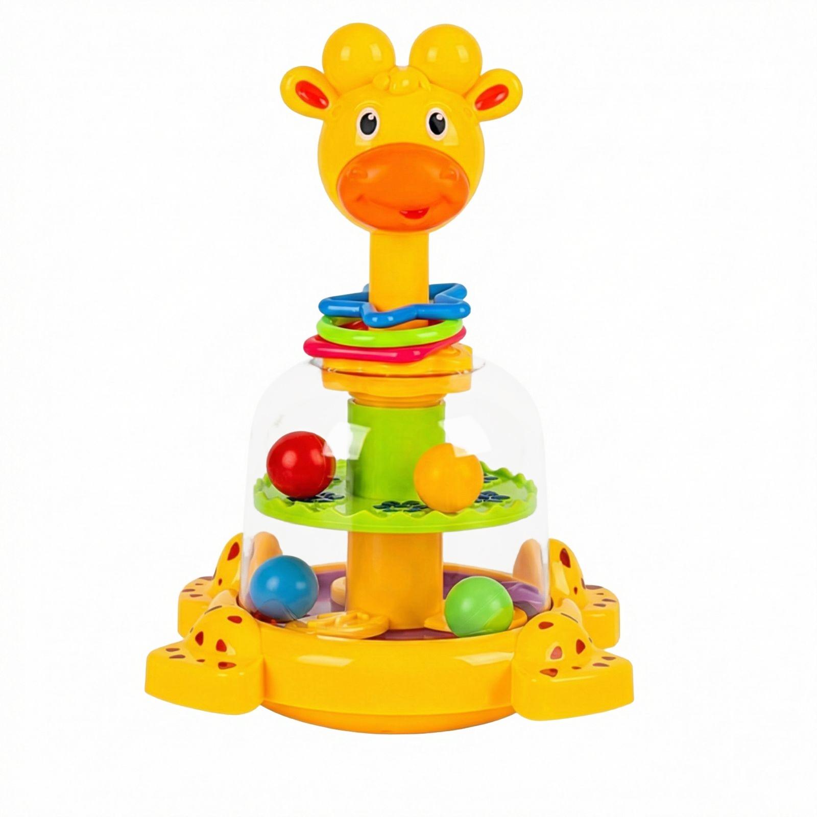 

Головоломка Надавливание, Вращение, Прыгающий Мяч, Детская Игрушка для Раннего Развития, Катящийся Мяч, Тренировка Внимания Малыша, One Size