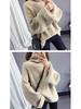 Women's Loose Korean-Style Turtleneck Sweater - 2024 Autumn/Winter Trendy Knitted Pullover