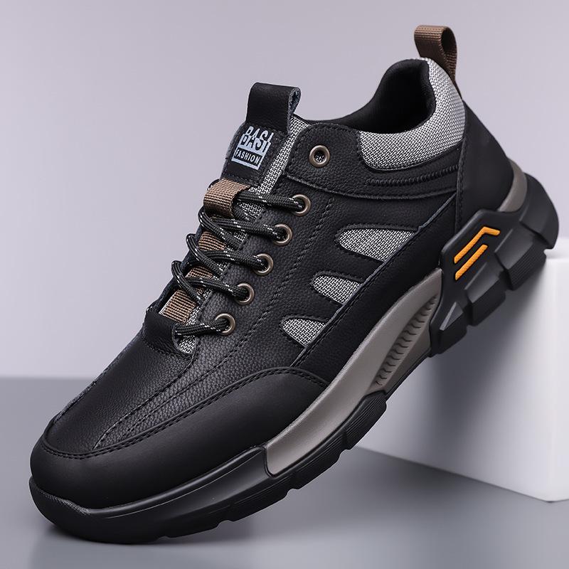 Non-slip Comfortable Hiking Hiking Leather Shoes Amazon Popular Men's Shoes Season Outdoor