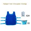 Men's Cooling Ice Pack Vest for Outdoor Work and Heatstroke Prevention