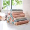 Soft Fluffy Towels Coral Fleece Cleaning Cloth Kitchen Dish Towels Water Absorbent Fast Drying Multipurpose Soft Towels for Spa Hotels Home