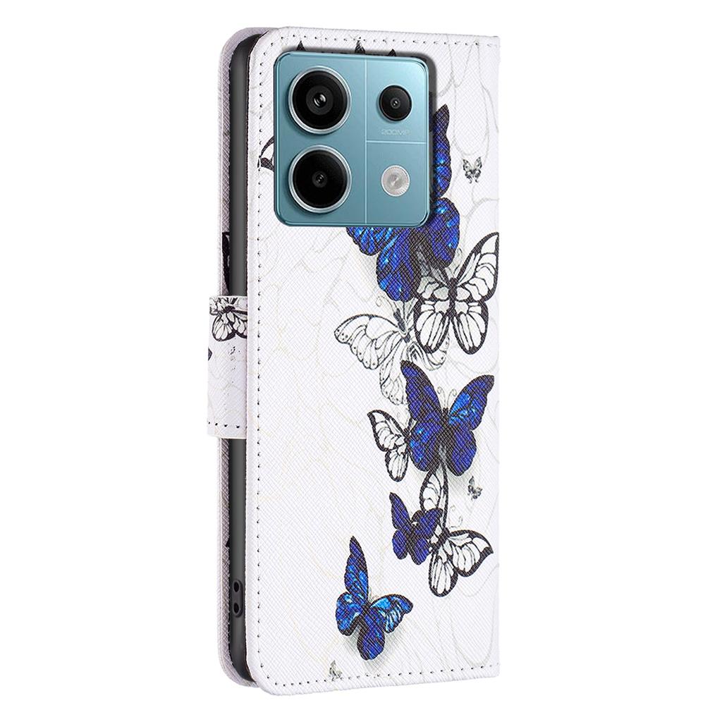 For Xiaomi Redmi Note 13 Pro 5G/Poco X6 5G Case Leather Cover with Wallet Pattern Printing