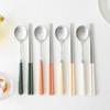 Kamomekitchen [2+2 4-person Set] Kamomekitchen Korean-made Berbe Cutlery Set (4 Spoons, 4 Chopsticks, Candy Pastel Colors)