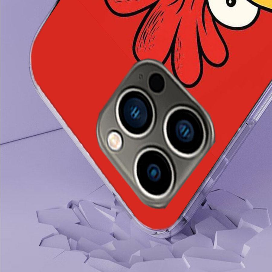 Cool Rooster Making Money Phone Case For Iphone 17 Air 15 Pro 14 Plus 16 Pro Max 17E 16E 12 13 Mini 11 Cover Cute Fundas