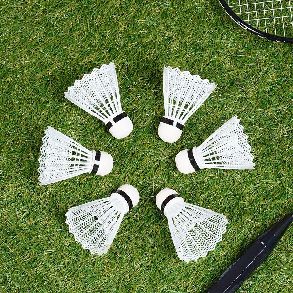 Badminton-Set 8 Federbälle 61 cm 12 Stück.