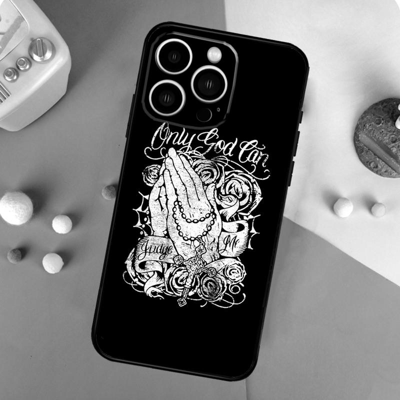 2Pac Tupac Shakur Case For iPhone 16 15 13 12 11 14 Pro Max Mini X XR XS Max Plus Bumper Back Cover