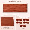 5pcs Handmade Polyester Table Runners, Versatile Cloth Table Runner Set, for Wedding, Bridal Shower, Birthday, Bachelor Party, and Special Occasions