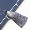 Pure Handmade Fish Mouth Tassel Ear Bag Hanging Keychain Special Alloy Metal Hat Tassel Ear Pendant Pendant