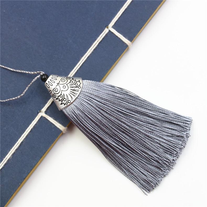 Pure Handmade Fish Mouth Tassel Ear Bag Hanging Keychain Special Alloy Metal Hat Tassel Ear Pendant Pendant