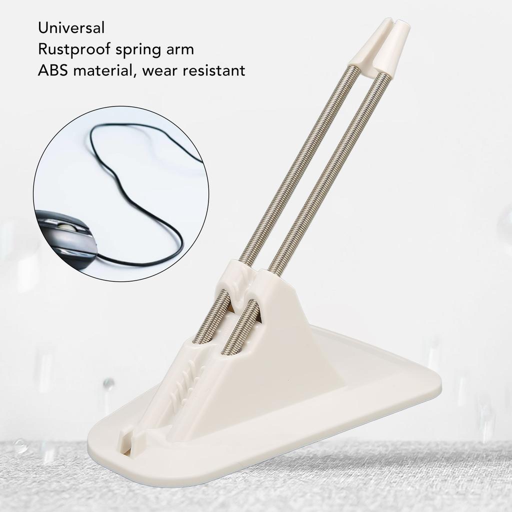 Bungee Mouse da Gioco Elegante Semplice Antiruggine Gestione Cavo Mouse Supporto Cavo Mouse Nero per Esports