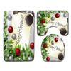 Christmas Shower Curtain Floor Mat Combination Four-Piece Set Bathroom Toilet Carpet Shower Room Mat Foot Mat