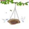 Flower Bird Feeder Balanced Outdoor Bird Food Dispenser Hanging Bird Tray  Courtyard Use