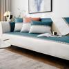 Waterproof Sofa Covers Anti-skid Leather Sofa Seat Cushion Solid Splicing Non-slip 1/2/3/4Seat Sofa Anti-skid Protective Cover