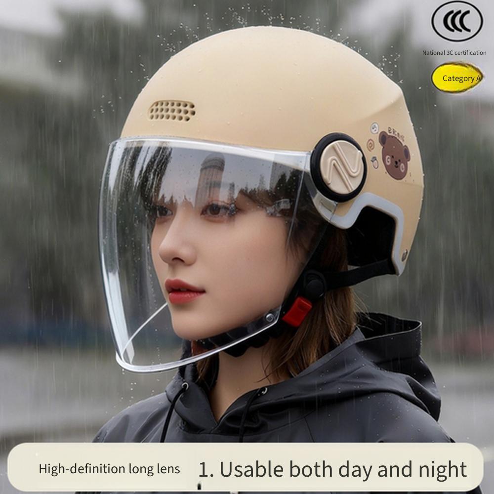 3C‑Certified Women Electric Scooter Helmet, 2026 New Summer Full‑Face Safety Helmet, UV‑Protection Sun‑Shock Protective Helmet for Ladies