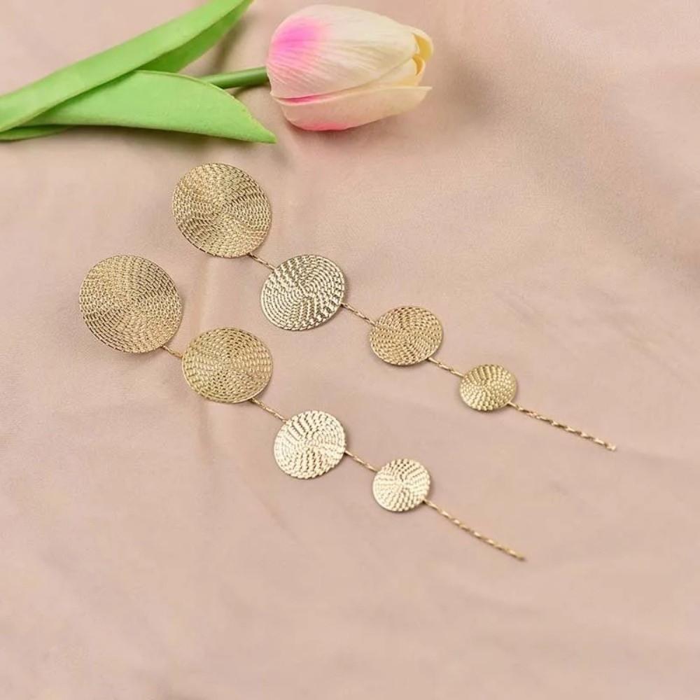 Runde Kreisförmige Ohrringe Übertriebener Ohranhänger Vintage Hängeohrringe Für Frauen
